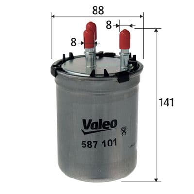 Filtro combustible VALEO 587101