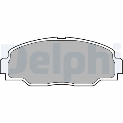 Juego de balatas de freno DELPHI LP988