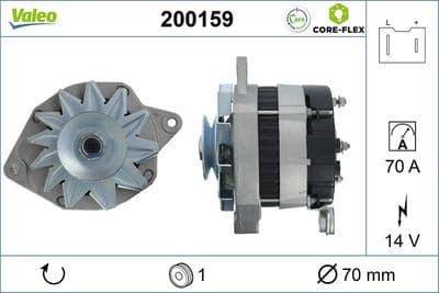 Alternador VALEO 200159