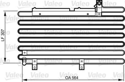 Condensador, aire acondicionado VALEO 814295