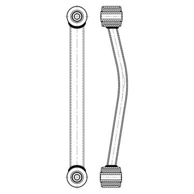 Brazo oscilante, suspensión de ruedas CTR CQ1130
