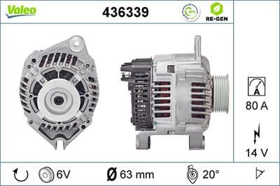 Alternador VALEO 436339