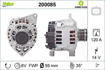 Alternador VALEO 200085