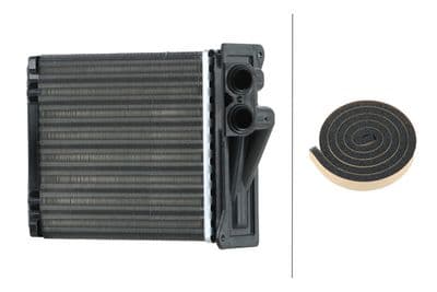 Radiador de calefacción, calefacción interior HELLA 8FH 366 336-051