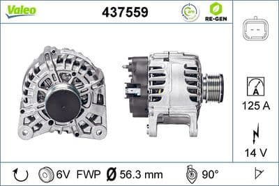 Alternador VALEO 437559