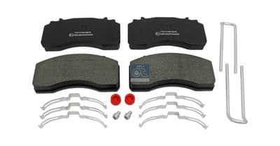 Juego de balatas de freno DT Spare Parts 3.96408