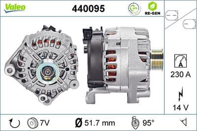 Alternador VALEO 440095