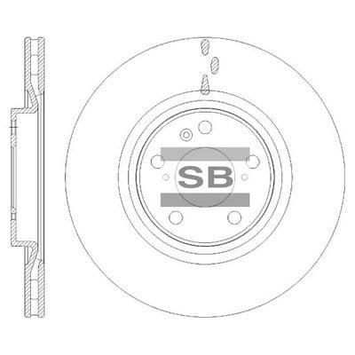 Disco de freno Hi-Q SD8533