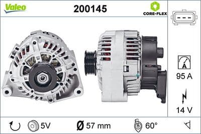 Alternador VALEO 200145