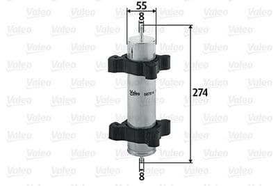 Filtro combustible VALEO 587514