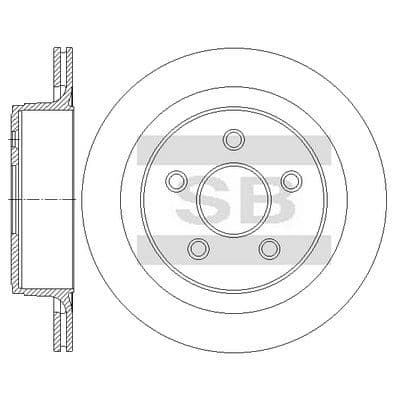 Disco de freno Hi-Q SD5542