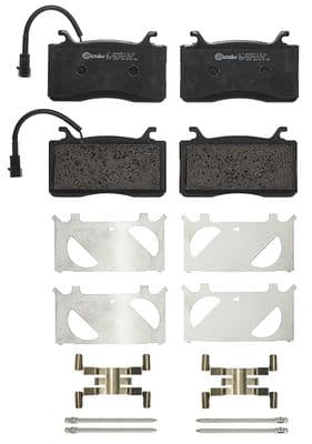 Juego de balatas de freno BREMBO P 23 187