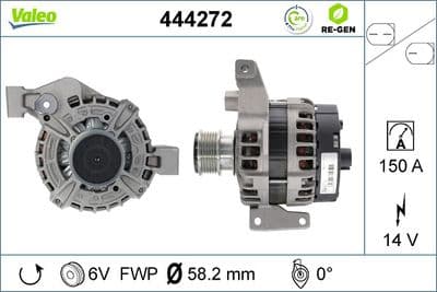 Alternador VALEO 444272