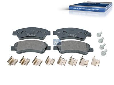 Juego de balatas de freno DT Spare Parts 12.93102