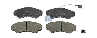 Juego de balatas de freno DT Spare Parts 12.93103
