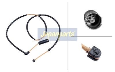 Contacto de aviso, desgaste de balatas de frenos JAPANPARTS BPW-204