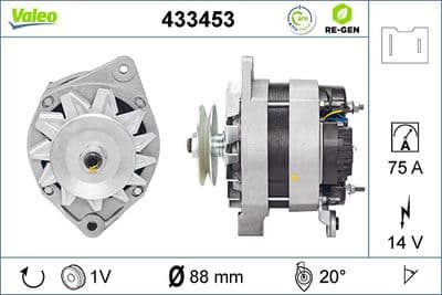 Alternador VALEO 433453