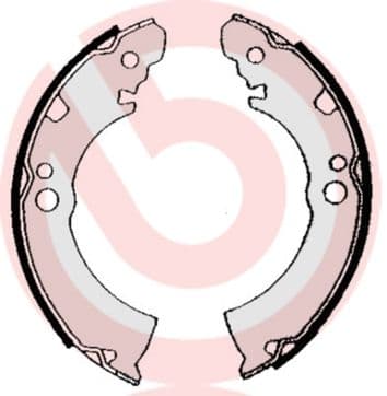 Juego de zapatas de frenos BREMBO S 56 504