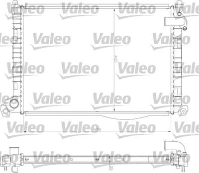 Radiador, refrigeración del motor VALEO 734327