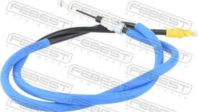 Cable de accionamiento, freno de estacionamiento FEBEST 24100-TRAFIILH