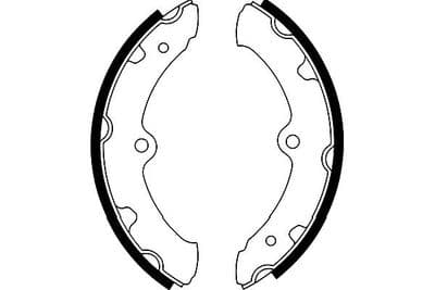 Juego de zapatas de frenos Kavo Parts BS-9922