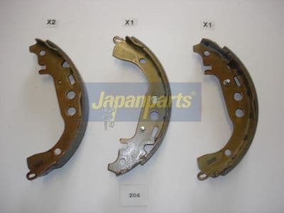 Juego de zapatas de frenos JAPANPARTS GF-204AF