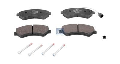 Juego de balatas de freno DT Spare Parts 12.93101