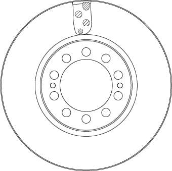 Disco de freno TRW DF5138S