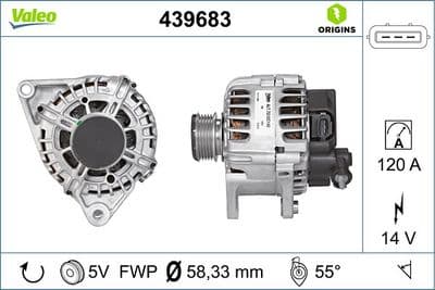 Alternador VALEO 439683