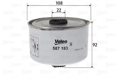 Filtro combustible VALEO 587183
