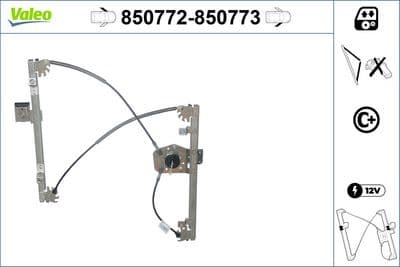 Elevador para ventanas VALEO 850773