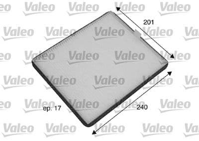 Filtro, aire del interior VALEO 698773