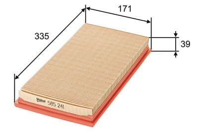 Filtro de aire VALEO 585241