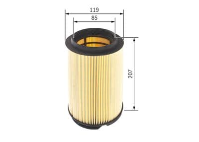 Filtro de aire BOSCH F 026 400 299