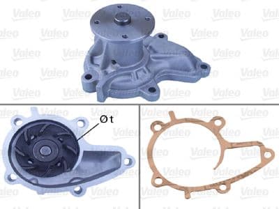 Bomba de agua, refrigeración del motor VALEO 506037
