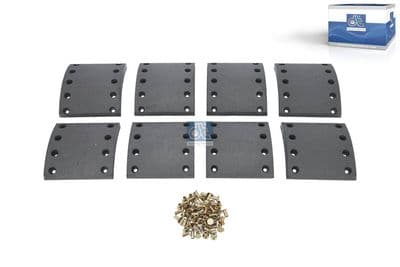 Juego de balatas de freno, freno de tambor DT Spare Parts 10.13018