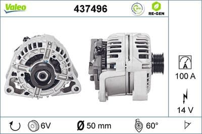 Alternador VALEO 437496