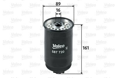 Filtro combustible VALEO 587720