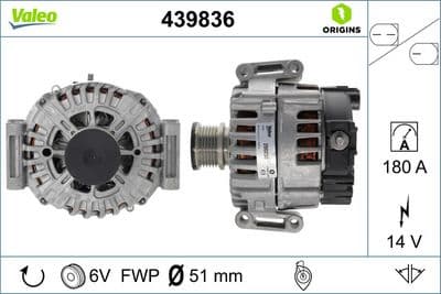 Alternador VALEO 439836