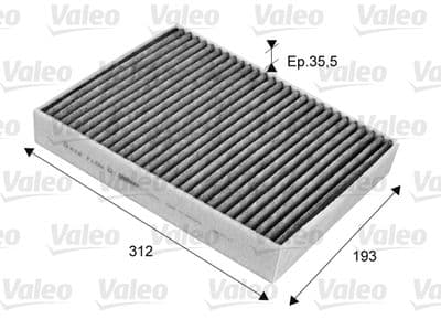 Filtro, aire del interior VALEO 715704