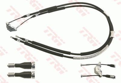 Cable de accionamiento, freno de estacionamiento TRW GCH123