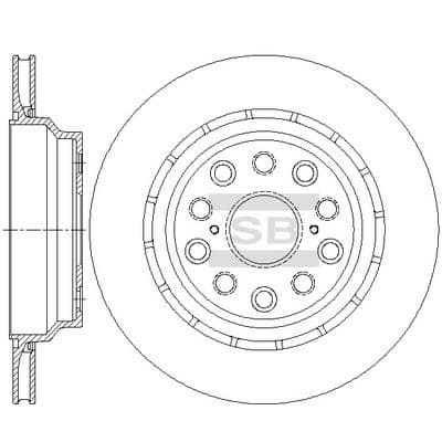 Disco de freno Hi-Q SD4654