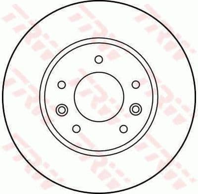 Disco de freno TRW DF1027