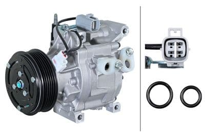 Compresor, aire acondicionado HELLA 8FK 366 202-321