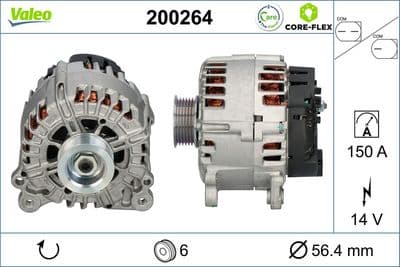 Alternador VALEO 200264