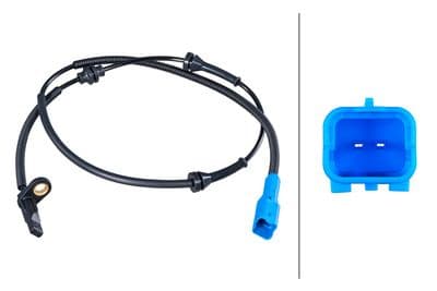 Sensor, revoluciones de la rueda HELLA 6PU 012 806-321