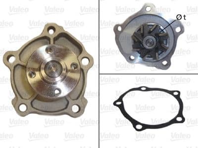 Bomba de agua, refrigeración del motor VALEO 506975