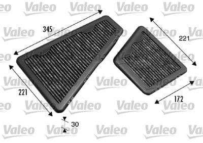 Filtro, aire del interior VALEO 698793