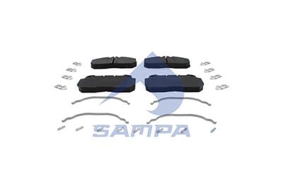 Juego de balatas de freno SAMPA 096.607