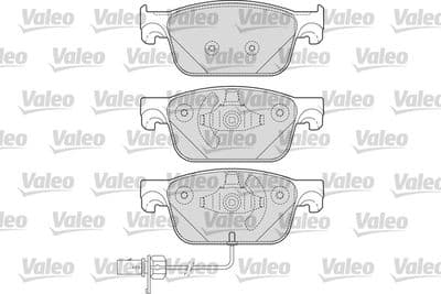 Juego de balatas de freno VALEO 601693
